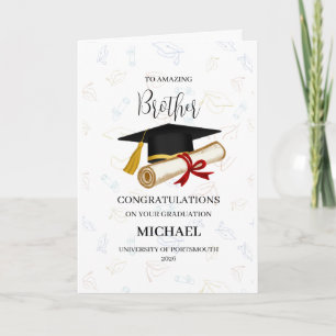 Congratulations on Your Graduation Brother Card
