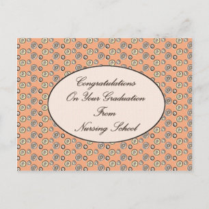 Congratulations on your Graduation From Nursing Sc Announcement Postcard