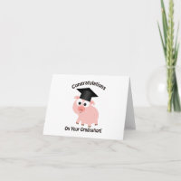Congratulations on your Graduation! Pig