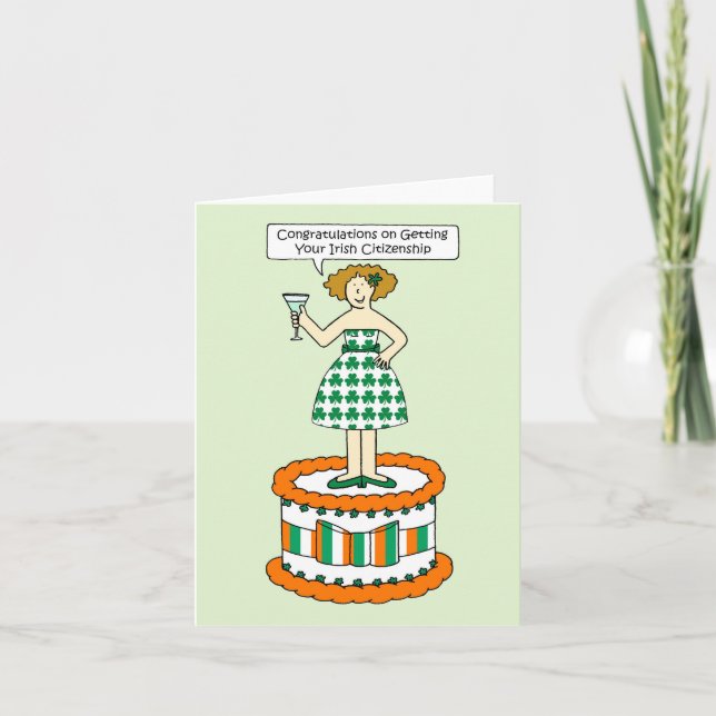 Congratulations on Your Irish Citizenship Card (Front)