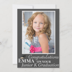 Congratulations on Your JK Graduation Photo Card 