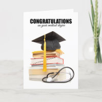 Congratulations on Your Medical Degree Grad Cap on