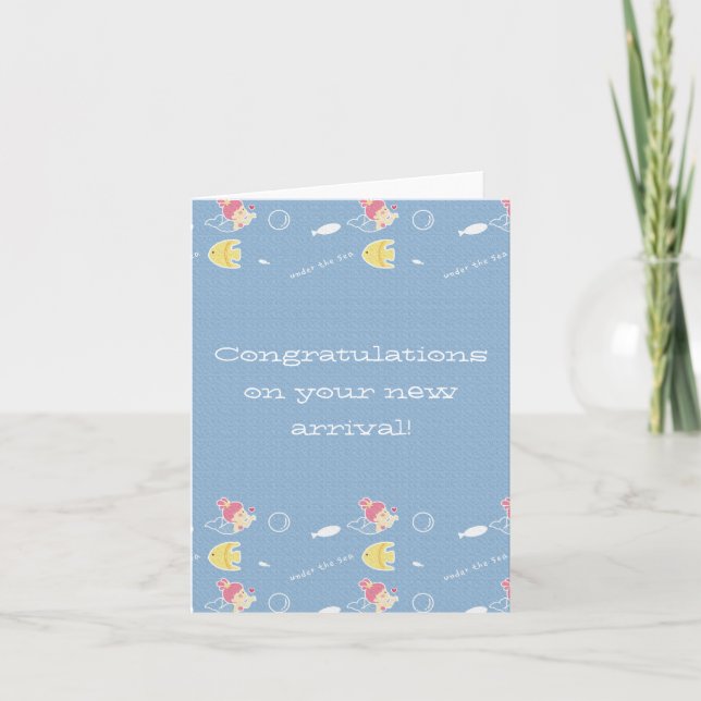Congratulations on your new arrival! card (Front)