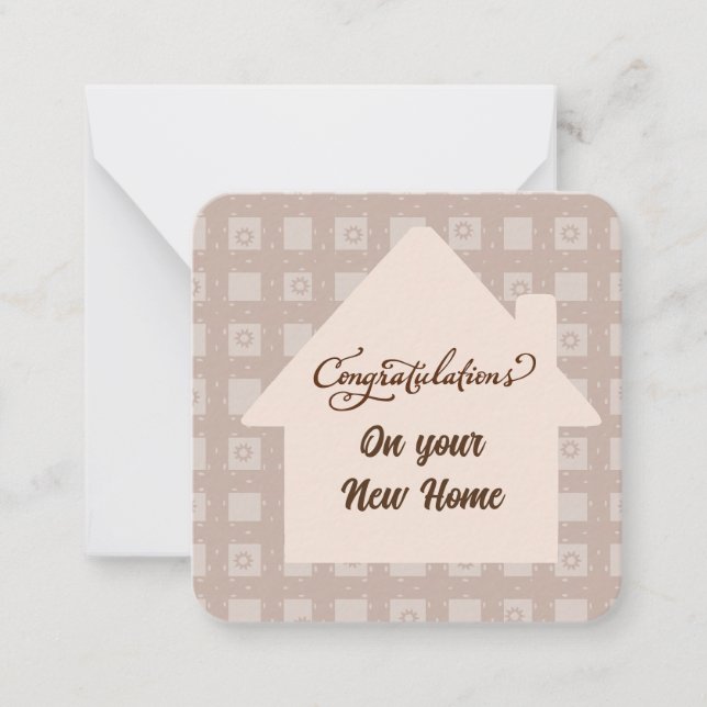 Congratulations on your new Home Card (Front)