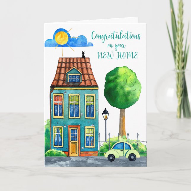 Congratulations on Your New Home Card (Front)