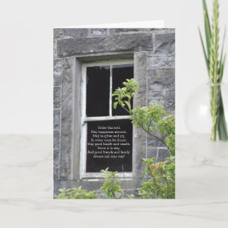 Congratulations on your new home Card