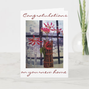CONGRATULATIONS ON YOUR NEW HOME CARD