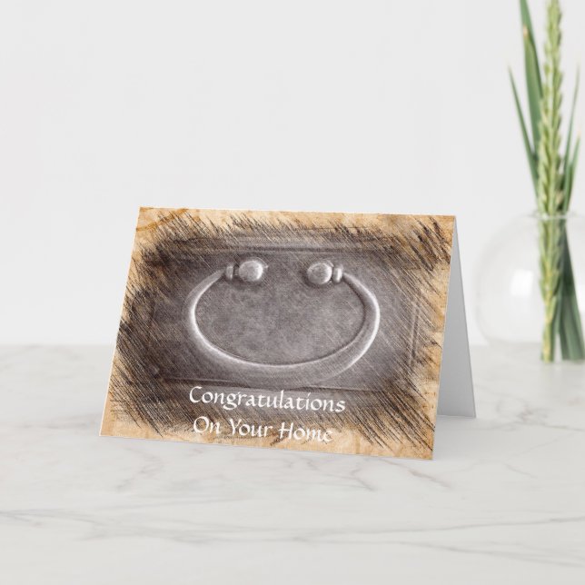 Congratulations On Your New Home Card (Front)