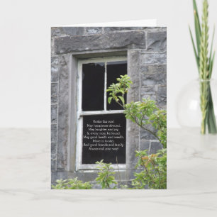 Congratulations on your new home Card