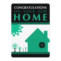 congratulations on your new home (green shapes)