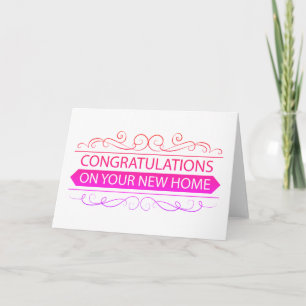 Congratulations On Your New Home Greeting Card