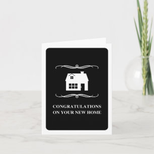 congratulations on your new home : mod home card