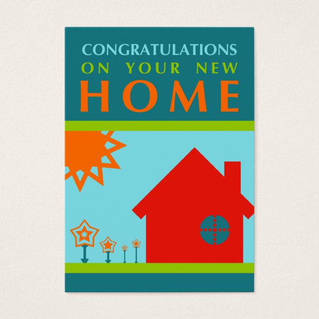 congratulations on your new home (mod shapes) (Front)