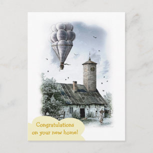 Congratulations on your new home - Postcard
