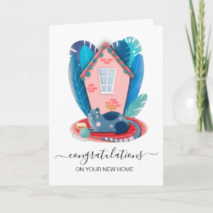 congratulations on your new home real estate agent card