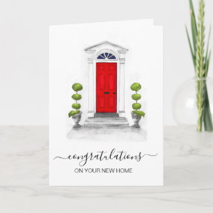 congratulations on your new home real estate agent card