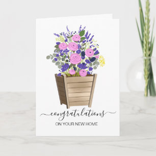 congratulations on your new home real estate agent card