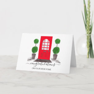 congratulations on your new home real estate agent card