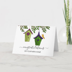 congratulations on your new home real estate agent card