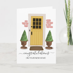 congratulations on your new home real estate agent card