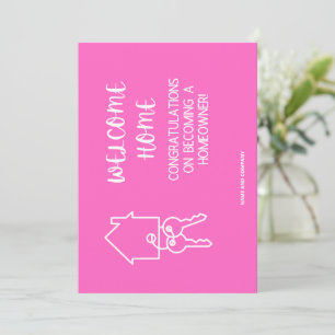 Congratulations On Your New Home: REALTOR Logo Thank You Card