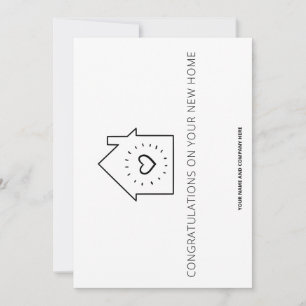 Congratulations On Your New Home: REALTOR Thank You Card