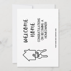 Congratulations On Your New Home: REALTOR Thank You Card