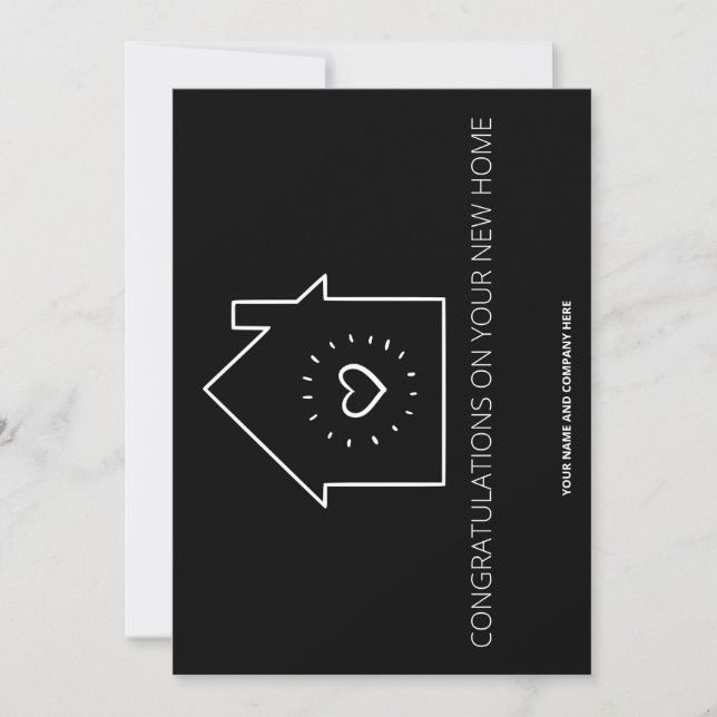 Congratulations On Your New Home Thank You Card (Front)
