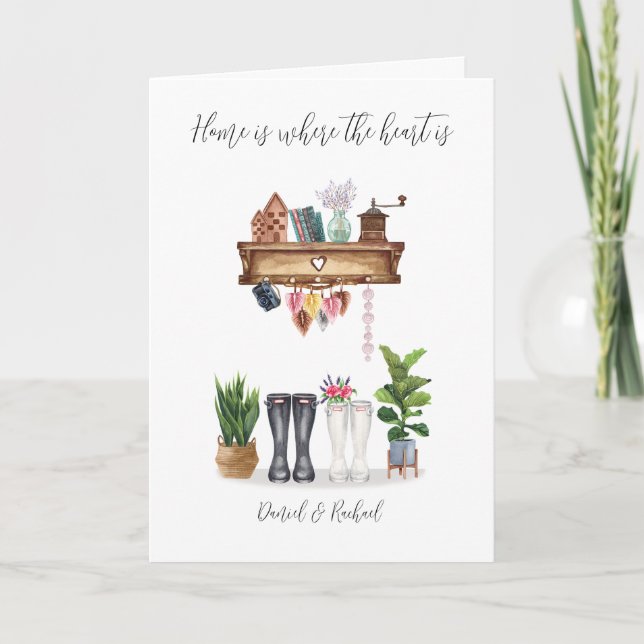 Congratulations on your new house card (Front)