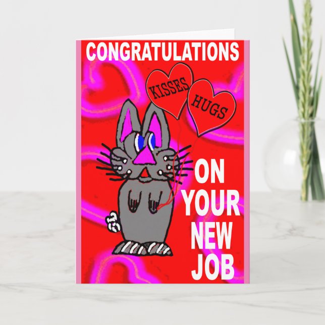 Congratulations On Your New Job Card (Front)