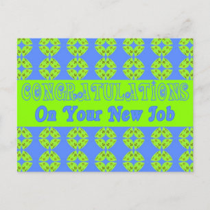 Congratulations on Your New Job Postcard