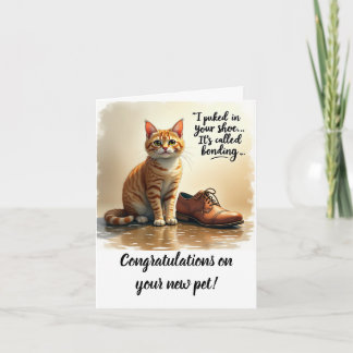 Congratulations on your new pet card