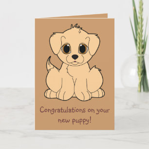 Congratulations on Your New Puppy Card