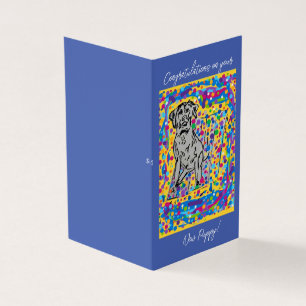 Congratulations on your New Puppy Greeting Card