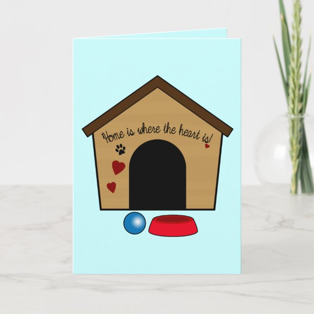 Congratulations on Your New Puppy with Dog House Card (Front)