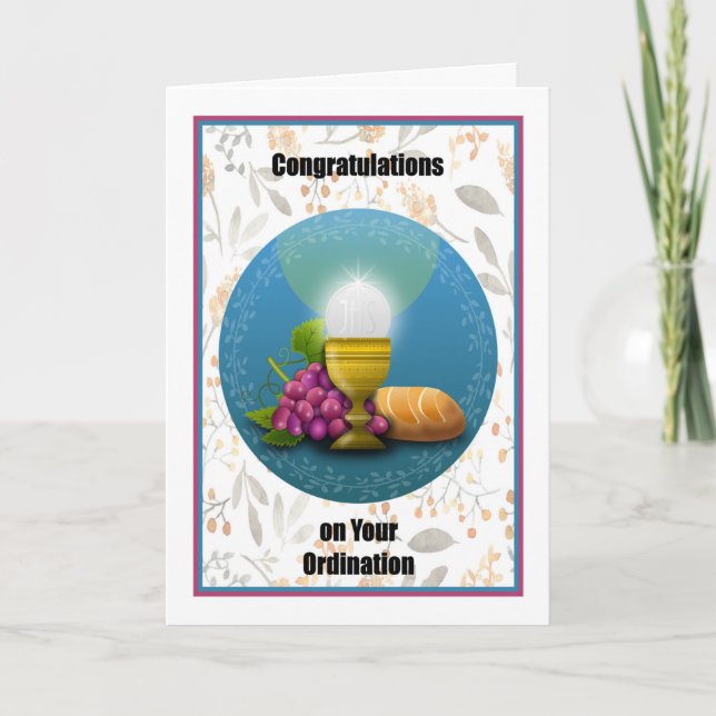 Congratulations on Your Ordination Card (Front)