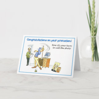 Congratulations on your promotion. card