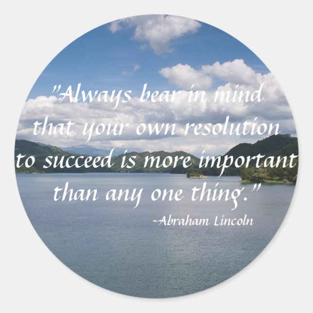 Congratulations on Your Promotion Classic Round Sticker (Front)