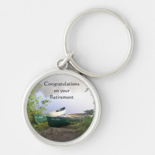 Congratulations On Your Retirement Canoes  Keychain