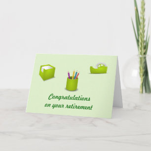 Congratulations on your retirement Office retire Card