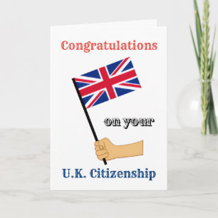 Congratulations on your UK Citizenship Union Jack Card