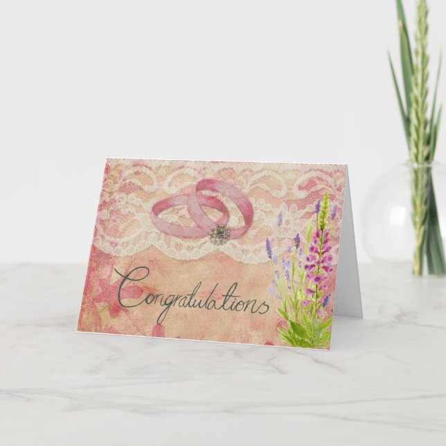 Congratulations on your Wedding Card (Front)
