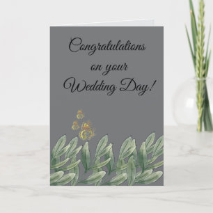 Congratulations on Your Wedding Day Card