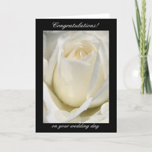 Congratulations on your wedding day card