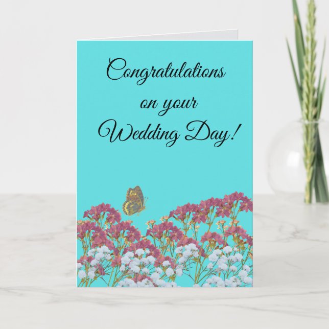 Congratulations on Your Wedding Day Card (Front)