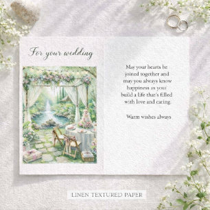 Congratulations on Your Wedding Greeting Card