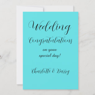 Congratulations on Your Wedding Invitation