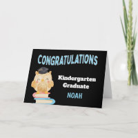 Congratulations Owl School Kindergarten Graduation
