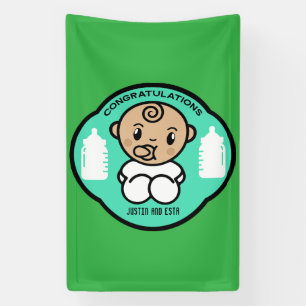 Congratulations Parents Baby Girl Banner
