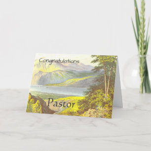Congratulations Pastor Card